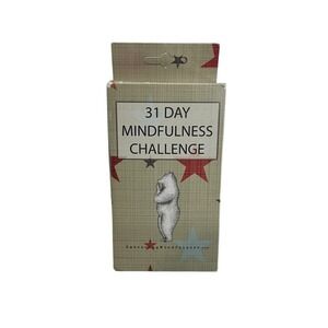 31 Day Mindfulness Challenge Cards Daily Wellness Deck Self Care Anxiety